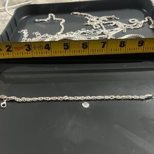 Sterling silver chain bracelet woman’s